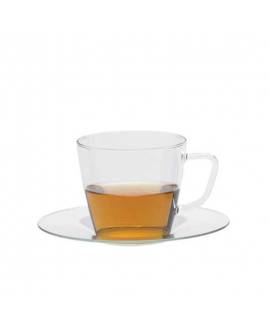 Borosilicate glass tea cup with sauce 250 ml