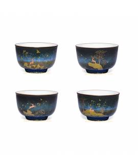Set of 4 Tea Cups "Moonlight" 100ml
